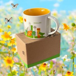 New Starbucks You Are Here Collection Dallas Texas Coffee Tea Cup Mug 14 Oz